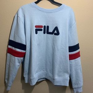 FILAS crew neck Baby Blue